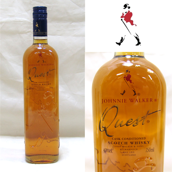 東京都北区で古酒 JOHNNIE WALKER Quest ジョニーウォーカー クエスト スコッチウ イスキー 750mlを5,000円でお買取りさせていただきました。