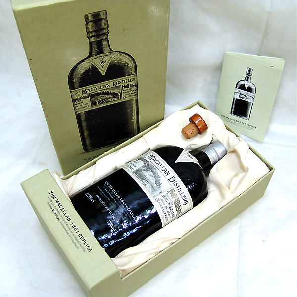 東京都新宿区でザ・マッカラン 1861 レプリカ ウイスキー 700ml 箱付きを50,000円でお買取りさせていただきました。