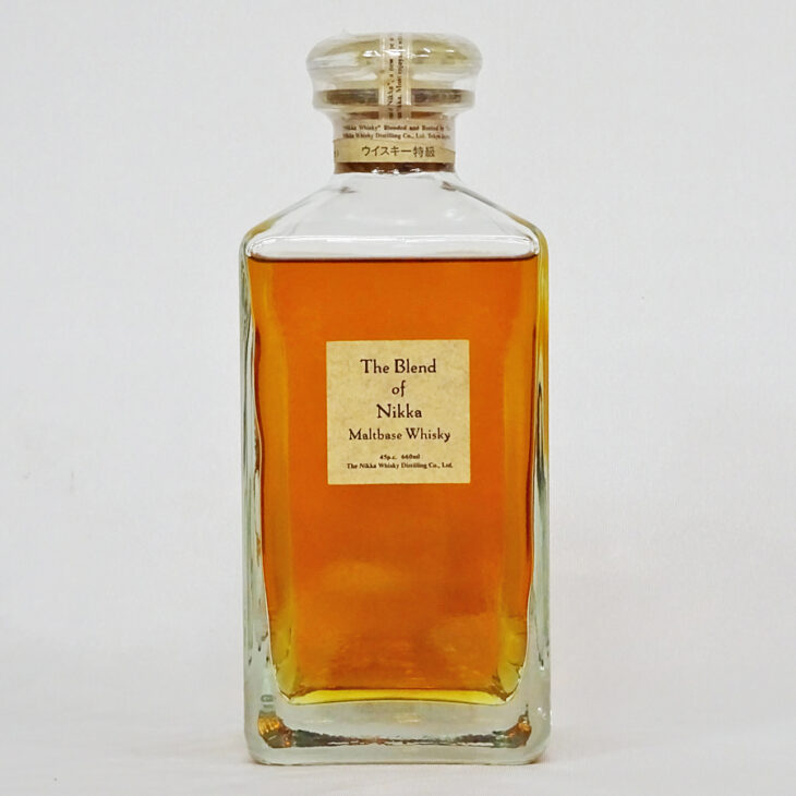 東京都杉並区でザ・ブレンド オブ ニッカ ニッカウヰスキー ニッカウイスキー The Blend of Nikka Maltbase Whisky 660ml 45% 未開栓を2,400円で買取させていただきました。