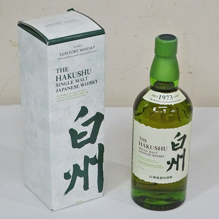 東京都練馬区でサントリー シングルモルト ウイスキー 白州 ノンヴィンテージ NV 700ml 43% SUNTORY 未開栓 箱付きを3,200円で買取させていただきました。